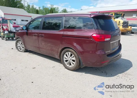 2016 Kia Sedona Lx z USA, uszkodzony, nr VIN KNDMB5C16G6211594